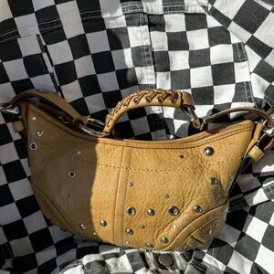 Studded Y2K Coach baguette bag